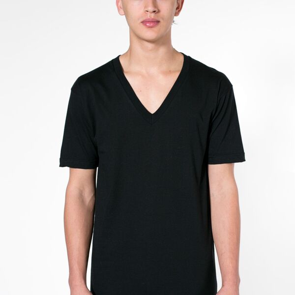 2456ORG Organic Fine Jersey S/S V-NeckT-Shirt Thumbnail