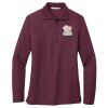 Women's Silk Touch Long Sleeve Polo Thumbnail