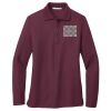 Women's Silk Touch Long Sleeve Polo Thumbnail