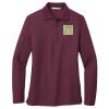 Women's Silk Touch Long Sleeve Polo Thumbnail