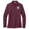 Women's Silk Touch Long Sleeve Polo Thumbnail