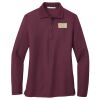 Women's Silk Touch Long Sleeve Polo Thumbnail