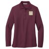 Women's Silk Touch Long Sleeve Polo Thumbnail