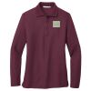 Women's Silk Touch Long Sleeve Polo Thumbnail