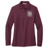 Women's Silk Touch Long Sleeve Polo Thumbnail