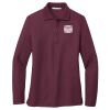 Women's Silk Touch Long Sleeve Polo Thumbnail