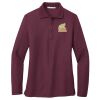 Women's Silk Touch Long Sleeve Polo Thumbnail