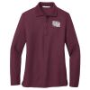 Women's Silk Touch Long Sleeve Polo Thumbnail