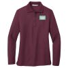 Women's Silk Touch Long Sleeve Polo Thumbnail