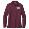 Women's Silk Touch Long Sleeve Polo Thumbnail