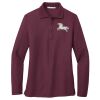 Women's Silk Touch Long Sleeve Polo Thumbnail