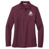 Women's Silk Touch Long Sleeve Polo Thumbnail