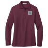 Women's Silk Touch Long Sleeve Polo Thumbnail
