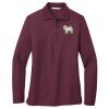 Women's Silk Touch Long Sleeve Polo Thumbnail