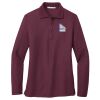 Women's Silk Touch Long Sleeve Polo Thumbnail