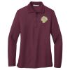 Women's Silk Touch Long Sleeve Polo Thumbnail