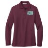Women's Silk Touch Long Sleeve Polo Thumbnail