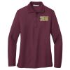 Women's Silk Touch Long Sleeve Polo Thumbnail