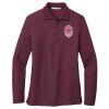 Women's Silk Touch Long Sleeve Polo Thumbnail