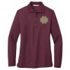 Women's Silk Touch Long Sleeve Polo Thumbnail