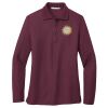 Women's Silk Touch Long Sleeve Polo Thumbnail