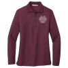 Women's Silk Touch Long Sleeve Polo Thumbnail