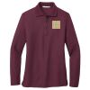 Women's Silk Touch Long Sleeve Polo Thumbnail
