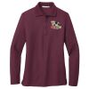 Women's Silk Touch Long Sleeve Polo Thumbnail