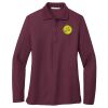 Women's Silk Touch Long Sleeve Polo Thumbnail