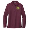 Women's Silk Touch Long Sleeve Polo Thumbnail