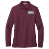 Women's Silk Touch Long Sleeve Polo Thumbnail