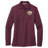 Women's Silk Touch Long Sleeve Polo Thumbnail