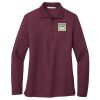 Women's Silk Touch Long Sleeve Polo Thumbnail