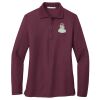 Women's Silk Touch Long Sleeve Polo Thumbnail