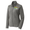 Women's Heather Microfleece Full Zip Jacket Thumbnail