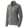 Women's Heather Microfleece Full Zip Jacket Thumbnail