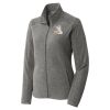 Women's Heather Microfleece Full Zip Jacket Thumbnail