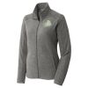 Women's Heather Microfleece Full Zip Jacket Thumbnail