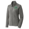 Women's Heather Microfleece Full Zip Jacket Thumbnail