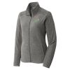 Women's Heather Microfleece Full Zip Jacket Thumbnail