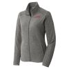 Women's Heather Microfleece Full Zip Jacket Thumbnail