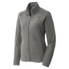 Women's Heather Microfleece Full Zip Jacket Thumbnail