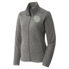 Women's Heather Microfleece Full Zip Jacket Thumbnail
