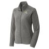 Women's Heather Microfleece Full Zip Jacket Thumbnail