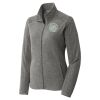 Women's Heather Microfleece Full Zip Jacket Thumbnail
