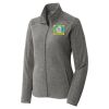 Women's Heather Microfleece Full Zip Jacket Thumbnail