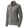 Women's Heather Microfleece Full Zip Jacket Thumbnail
